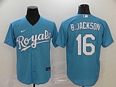 Royals 16 Bo Jackson Blue 2020 Nike Cool Base Jersey,baseball caps,new era cap wholesale,wholesale hats